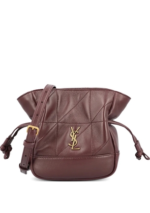 Saint Laurent mini Jamie logo-detail quilted leather shoulder bag - Red