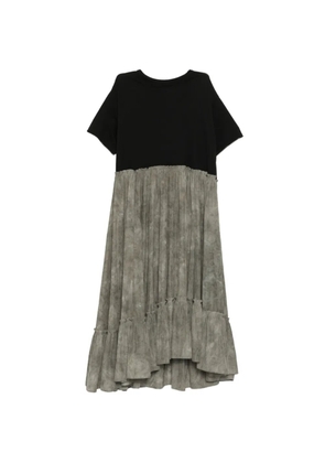 Y's pleated ruffled dress - Grey