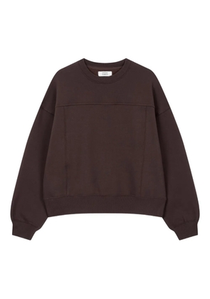 TOMBOY fleece-lined sweatshirt - Brown