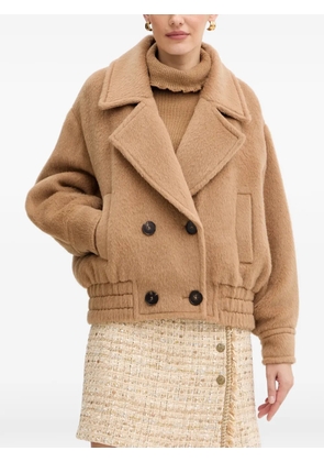 LUISA SPAGNOLI Stornello button double-breasted coat - Neutrals