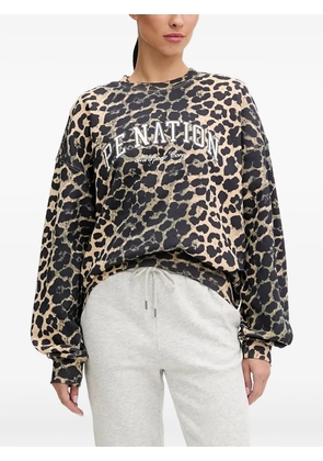 P.E Nation Heritage animal-print sweatshirt - Black