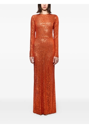 Atu Body Couture sequin-embellished maxi dress - Orange