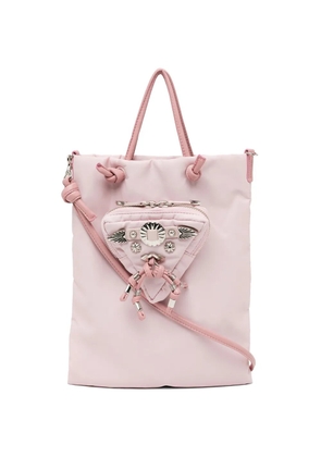 TOGA TOO triangle-pouch-detail tote bag - Pink