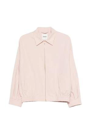 SANDRO zip-up pocket bomber jacket - Pink
