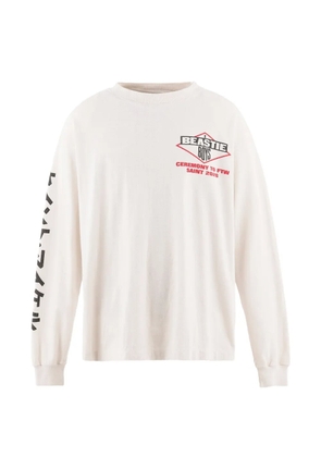 SAINT MXXXXXX x Beastie Boys long-sleeve graphic T-shirt - Neutrals
