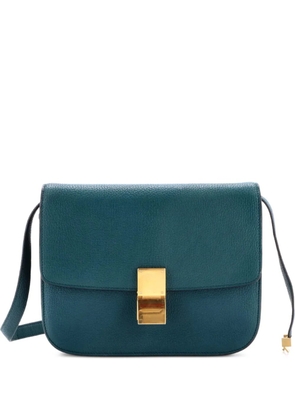 Celine Pre-Owned Classic Box Bag Grainy Leather Medium crossbody bag - Green
