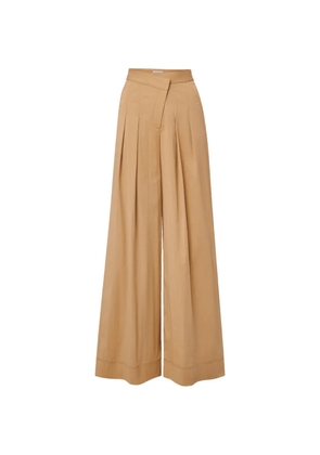 Veronica Beard pleated trousers - Brown