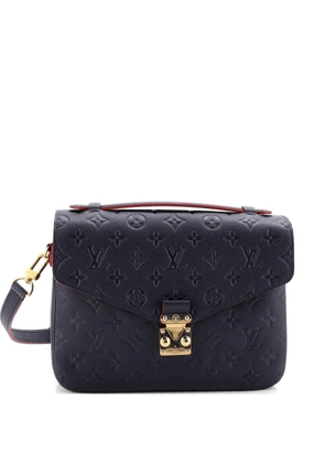 Louis Vuitton Pre-Owned Pochette Metis Monogram Empreinte Leather crossbody bag - Blue