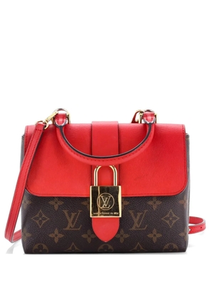 Louis Vuitton Pre-Owned Locky Handbag Monogram Canvas with Leather BB satchel - Brown