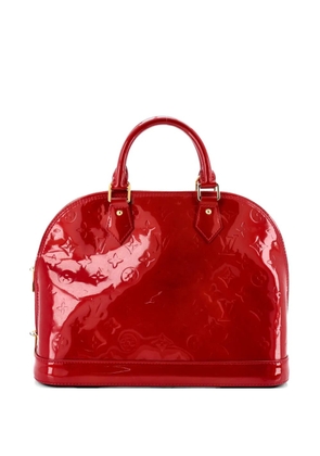 Louis Vuitton Pre-Owned Alma Handbag Monogram Vernis PM satchel - Red