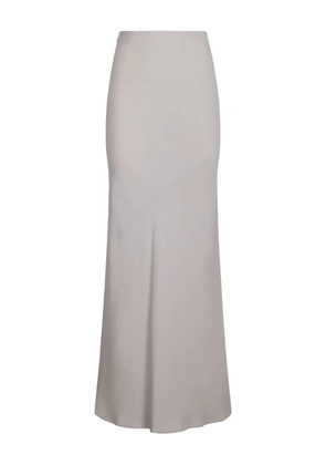 AMI Paris bias-cut maxi skirt - Neutrals