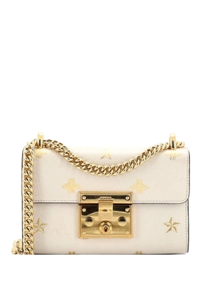 Gucci Pre-Owned Padlock Printed Leather Small shoulder bag - Neutrals