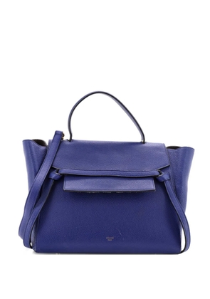 Celine Pre-Owned Belt Bag Textured Leather Mini shoulder bag - Blue