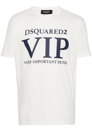 DSQUARED2 logo-print cotton T-shirt - White