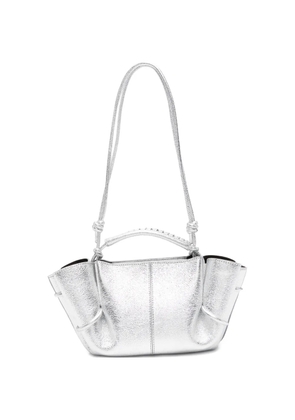 Hereu mini Arta knotted-handle shoulder bag - Silver
