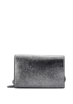 Saint Laurent Pre-Owned Classic Monogram Tassel Chain Wallet Leather crossbody bag - Metallic