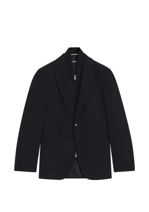 BOSS textured bib blazer - Blue