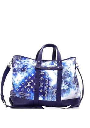Louis Vuitton Pre-Owned Journey Limited Edition Monogram Bandana Leather tote bag - Blue