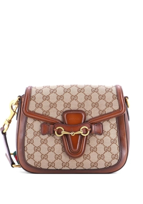 Gucci Pre-Owned Lady Web GG Canvas Medium shoulder bag - Brown
