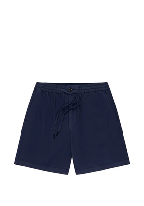 Incotex drawstring-waist corduroy shorts - Blue