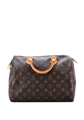Louis Vuitton Pre-Owned Speedy Handbag Monogram Canvas 30 satchel - Brown