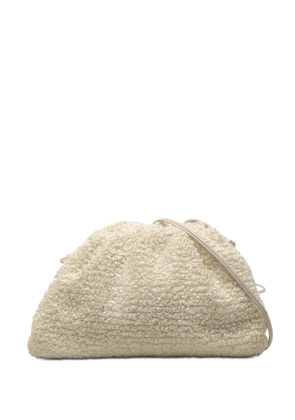 Bottega Veneta Pre-Owned 2012-2025 Boucle Raffia The Mini Pouch crossbody bag - White
