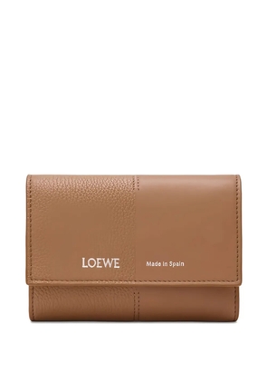 LOEWE textured panel wallet - Neutrals