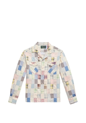 Polo Ralph Lauren patchwork shirt jacket - Blue