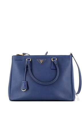 Prada Pre-Owned Double Zip Lux Saffiano Leather Medium tote bag - Blue