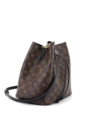 Louis Vuitton Pre-Owned NeoNoe Handbag Monogram Canvas with Leather MM bucket bag - Brown