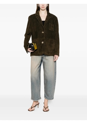 VICOLO patch-pocket single-breasted jacket - Green