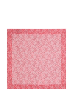 Vivienne Westwood Graffiti logo-monogrammed scarf - Pink