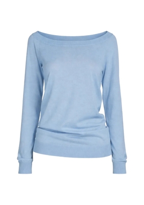 Nº21 boat neck top - Blue