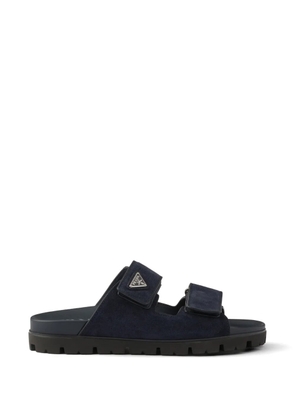Prada suede band sandals - Blue