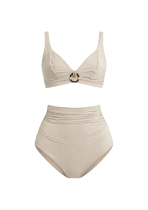Max Mara triangle-cup bikini top - Neutrals