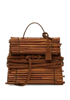 Moschino top-handle tote bag - Brown