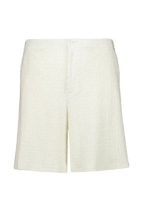 Off-White logo cotton shorts