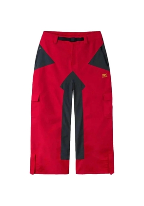 GV Gallery RH logo-detail trail trousers - Red