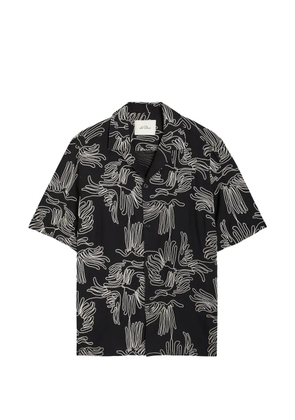 Les Deux Liam patterned shirt - Black