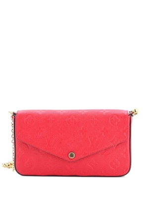 Louis Vuitton Pre-Owned Felicie Pochette Monogram Empreinte Leather crossbody bag - Red
