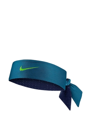 Nike logo-detail reversible head tie - Blue