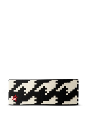 Perfect Moment houndstooth-pattern headband - Black