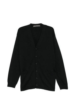 Y's V-neck button-up cardigan - Black