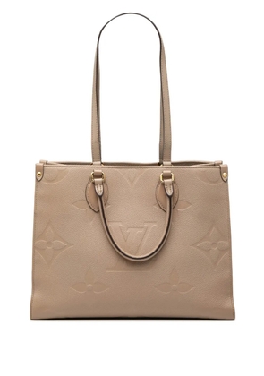 Louis Vuitton Pre-Owned 2021 Monogram Empreinte OnTheGo MM satchel - Brown