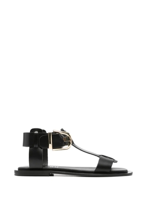 Bibi Lou buckle leather sandals - Black