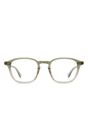Garrett Leight Markus rectangle glasses - Green