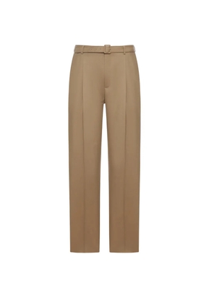 Saint Laurent belted tailored trousers - Neutrals