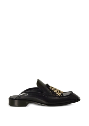 LOEWE square-toe mules - Black