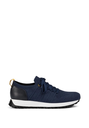 Doucal's heel-detail sneakers - Blue