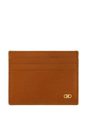 Ferragamo Gancini card holder - Brown